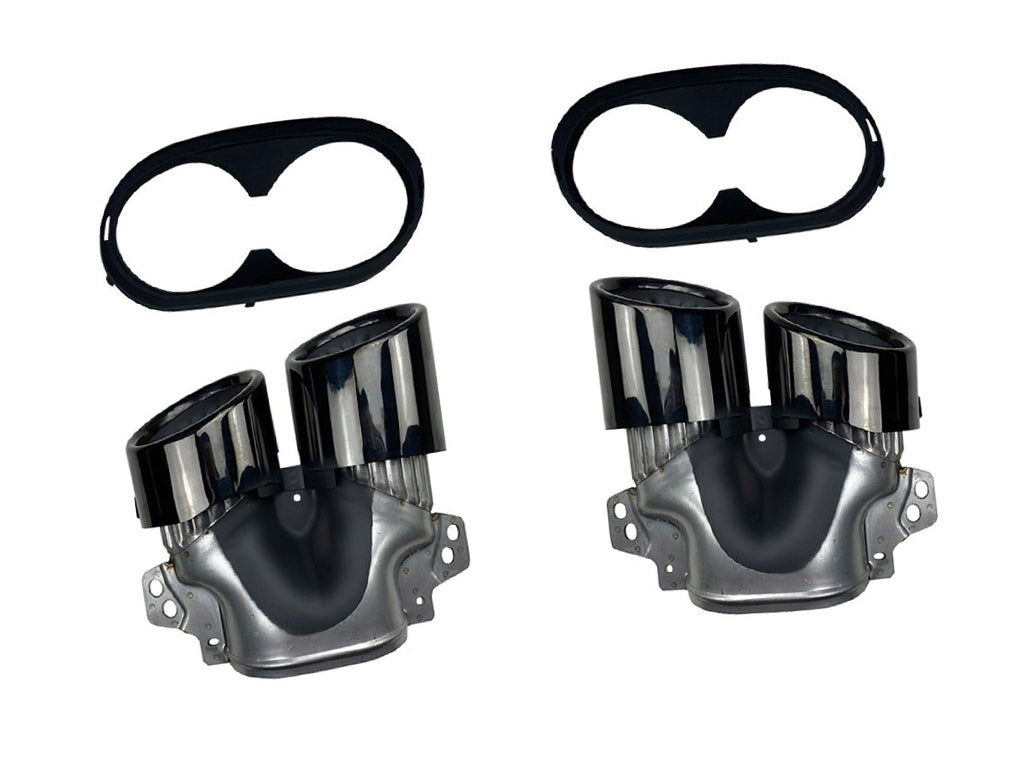 A45 CLA45 GLA45 Tailpipe Conversion Kit Set Night Package Black OEM ORIGINAL AMG