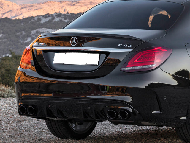 AMG C43 Facelift Diffuser Exhaust Tailpipes Package W205 S205