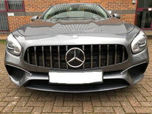 Afbeelding in Gallery-weergave laden, Mercedes SL R231 Panamericana GT GTS grille Chrome and Black from April 2016