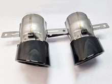 Load image into Gallery viewer, A35 CLA35 GLA35 Tailpipe Trims Set Night Package Black OEM ORIGINAL AMG