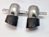 A35 CLA35 GLA35 Tailpipe Trims Set Night Package Black OEM ORIGINAL AMG