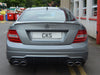 Mercedes C204 Quad Exhaust Coupe