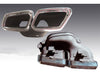 Genuine AMG Tailpipes Set Left and Right Chrome finish
