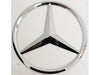 Mercedes Benz Chrome Star emblem 85mm - easy fit via pre-applied adhesive tape - SOLD AS 1PC