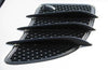 Mercedes R171 SLK Gloss Black Bonnet fins Set
