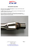 CLS500 CLS550 C218 Turbo downpipes for 500 550 V8 BiTurbo M278