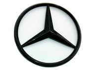 Mercedes Benz Chrome Star emblem 85mm - easy fit via pre-applied adhesive  tape - SOLD AS 1PC