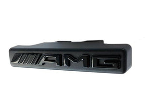 AMG Bonnet Hood Grille Badge Black Chrome