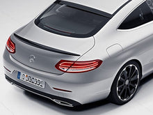 Carica l&#39;immagine nel visualizzatore di Gallery, Mercedes C205 C Class Coupe Boot Trunk Lid Spoiler Gloss Black