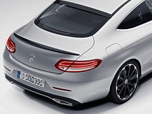 Load image into Gallery viewer, Mercedes C205 C Class Coupe Boot Trunk Lid Spoiler Gloss Black