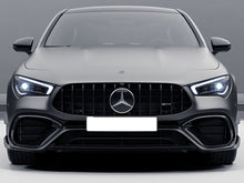 Load image into Gallery viewer, Mercedes C118 CLA45 AMG Panamericana GT GTS Grille Black Dark Chrome May 2019 CLA45 ONLY