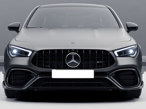 Mercedes C118 CLA45 AMG Panamericana GT GTS Grille Black Dark Chrome May 2019 CLA45 ONLY