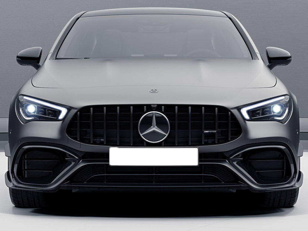 Mercedes C118 CLA45 AMG Panamericana GT GTS Grille Black Dark Chrome May 2019 CLA45 ONLY