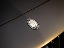 Carica l&#39;immagine nel visualizzatore di Gallery, AMG flat bonnet badge Black and Chrome OEM Original