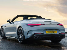 Indlæs billede til gallerivisning AMG SL63 R232 Rear Bumper Diffuser Package with Night Package Black or Chrome Tailpipes