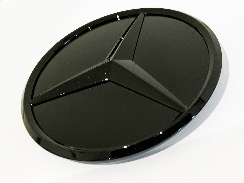 Mercedes Boot Trunk Lid badge emblem Gloss Black OEM Mercedes