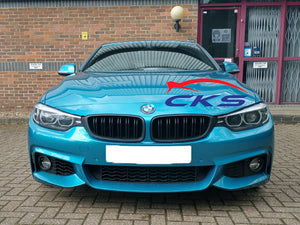 BMW 4 Series F32 F33 F36 Kidney grill Grilles Twin Bar Matt Black M Performance