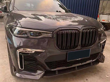 Load image into Gallery viewer, BMW X7 G07 Kidney Grilles Grill Gloss Black Twin Bar M Sport
