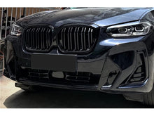 Indlæs billede til gallerivisning BMW iX3 G08 LCI Kidney grill Grilles Twin Bar Gloss Black M Performance from September 2021