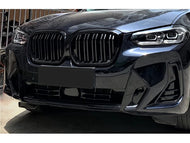 BMW iX3 G08 LCI Kidney grill Grilles Twin Bar Gloss Black M Performance from September 2021