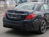 AMG C63 Facelift Diffuser & Exhaust Tailpipes Package W205 S205 Night Package Black OR Chrome