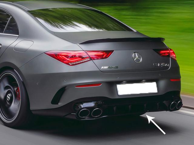 C118 CLA45 S Diffuser and Tailpipe Package - Models from 2019 onwards AMG Style