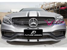 Carica l&#39;immagine nel visualizzatore di Gallery, C63 AMG Carbon Fiber Front Splitter