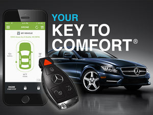 Remote Key Start Mercedes with Smartphone Control W204 C Class W218 CLS X204 GLK R172 SLK