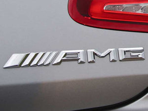 AMG Boot Trunk lid Badge 142mm Length x 13mm Height