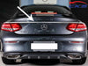 Mercedes C Class Coupe Chrome Boot Trim Set C205 C Class Coupe Set 3pcs