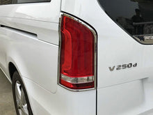 Carica l&#39;immagine nel visualizzatore di Gallery, Mercedes W447 V Class and Vito Chrome Tail lamps Surround Bezels Set