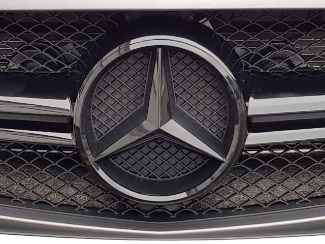 Gloss Black Mercedes star emblem