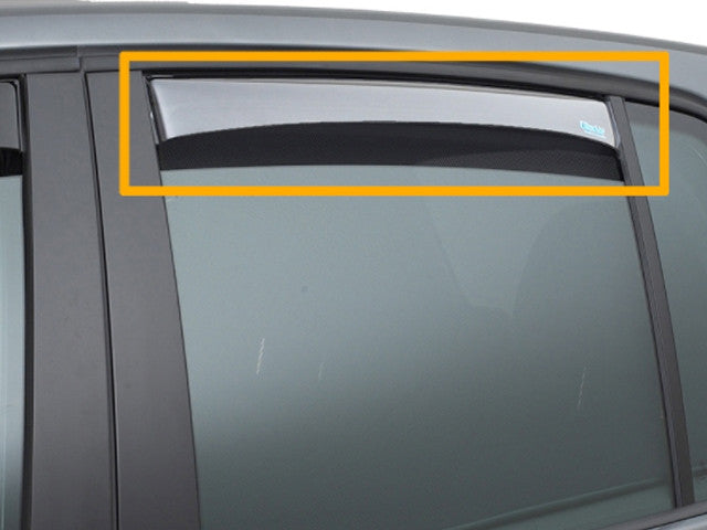 W212 E Class Wind deflector Set for Rear windows Saloon Sedan models