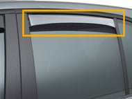 W221 S Class Wind deflector Set for Rear windows Long Wheel base models