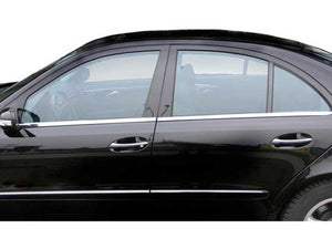 W211 E Class Saloon Chrome Window Trims Stainless Steel