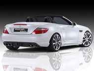 Piecha R172 SLK RS Design Rear Diffuser for Mercedes Standard Styled models