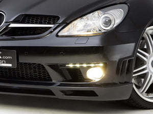 R171 SLK Front Spoiler RS with LED Daytime Running Lamps for all R171 SLK models