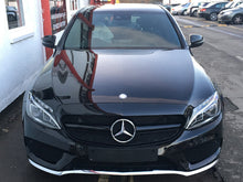 Load image into Gallery viewer, mercedes c class c63 c43 style grille black