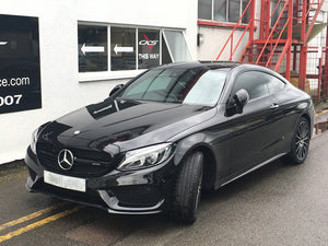 black grill mercedes c class