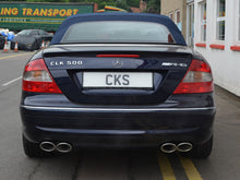 Carica l&#39;immagine nel visualizzatore di Gallery, W209 CLK Cabriolet Quad tailpipe exhaust