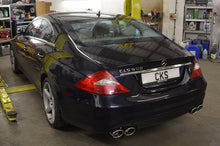 Load image into Gallery viewer, CKS W219 CLS Sport Quad Tailpipe Exhaust with 4 x AMG Style Oval tailpipes