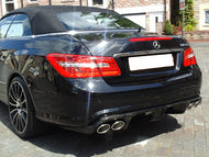 W207 E Class Coupe and Cabriolet RS Rear diffuser Insert Paintable finish