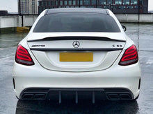 Load image into Gallery viewer, AMG Diffuser Carbon Fibre Big Fin Saloon Estate W205 S205