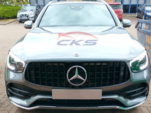 画像をギャラリービューアに読み込む, mercedes glc panamericana gt grill black suv coupe x253 c253 facelift