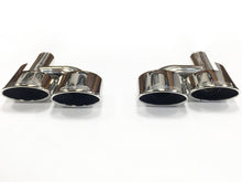 Indlæs billede til gallerivisning AMG Style Quad Oval 4 Pipe Tailpipes