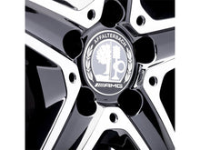 Indlæs billede til gallerivisning AMG Alloy Wheel Centre Caps in Silver and Black traditional design