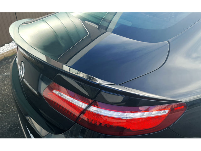 e class coupe boot trunk spoiler