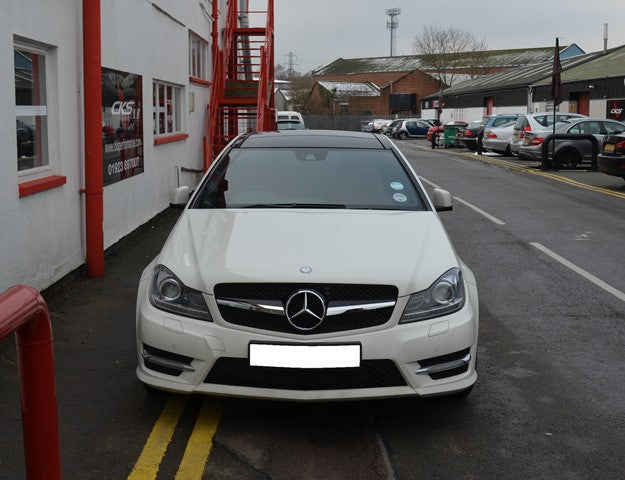 mercedes c class w204 grill chrome amg style c63