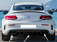 Carica l&#39;immagine nel visualizzatore di Gallery, Mercedes C63 Diffuser Facelift Coupe Cabriolet