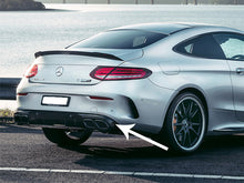 Load image into Gallery viewer, AMG C63 S Carbon Fibre Rear Diffuser Insert Coupe Cabriolet Facelift 2019 models